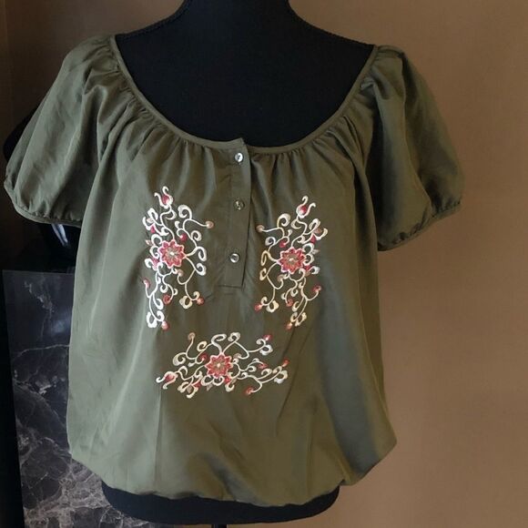 Ann Taylor LOFT Pheasant Blouse - Picture 1 of 5